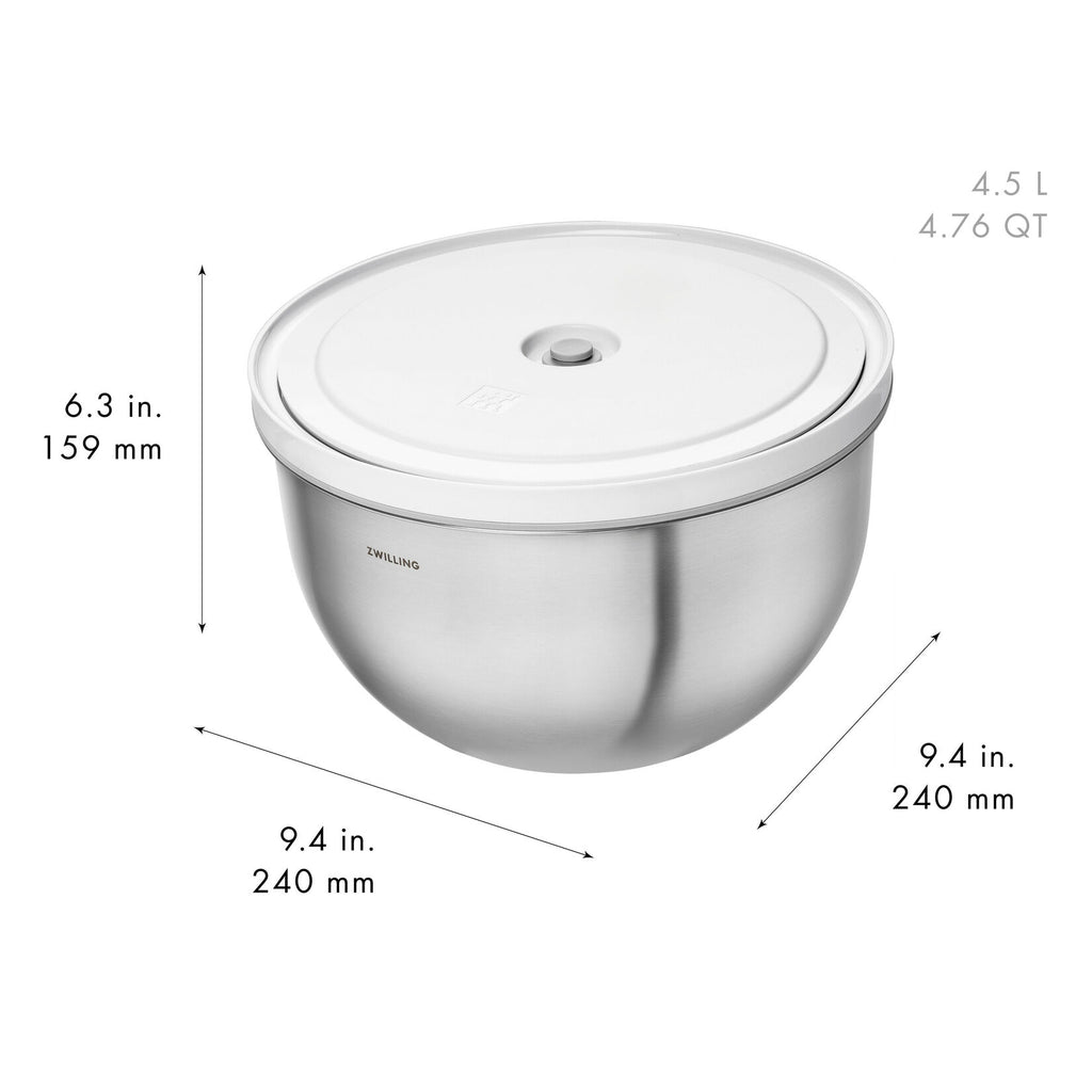 ZWILLING FRESH & SAVE BOWLS vakuuma sākuma komplekts M/L, 9 daļas