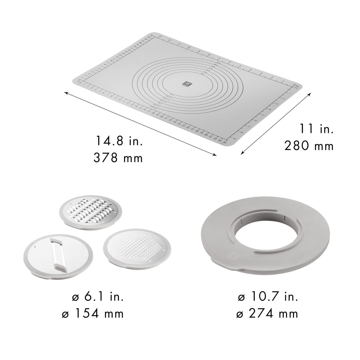 Piederumu komplekts ZWILLING FRESH & SAVE Bowls S / M / L 5pr.