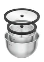 ZWILLING Fresh & Save tērauda bļodu ar vakuuma vākiem komplekts, 4 daļas