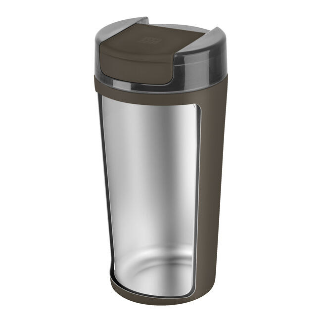 ZWILLING THERMO PLUS Coffee-to-Go termokrūze 480 ml | Pelēka termokrūze