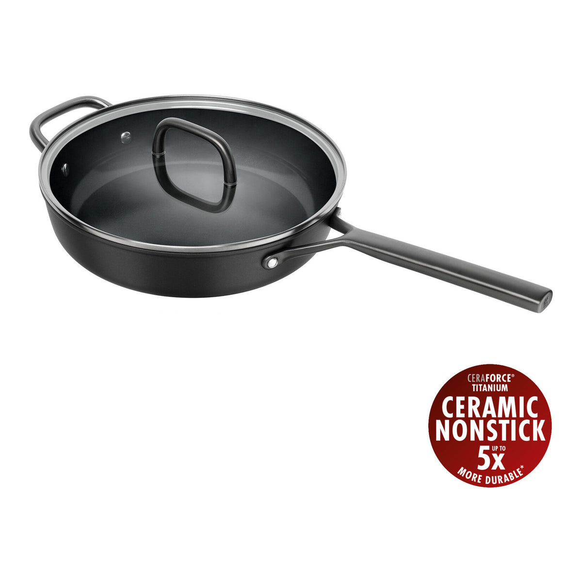 ZWILLING Milano dziļā panna ar stikla vāku 28 cm