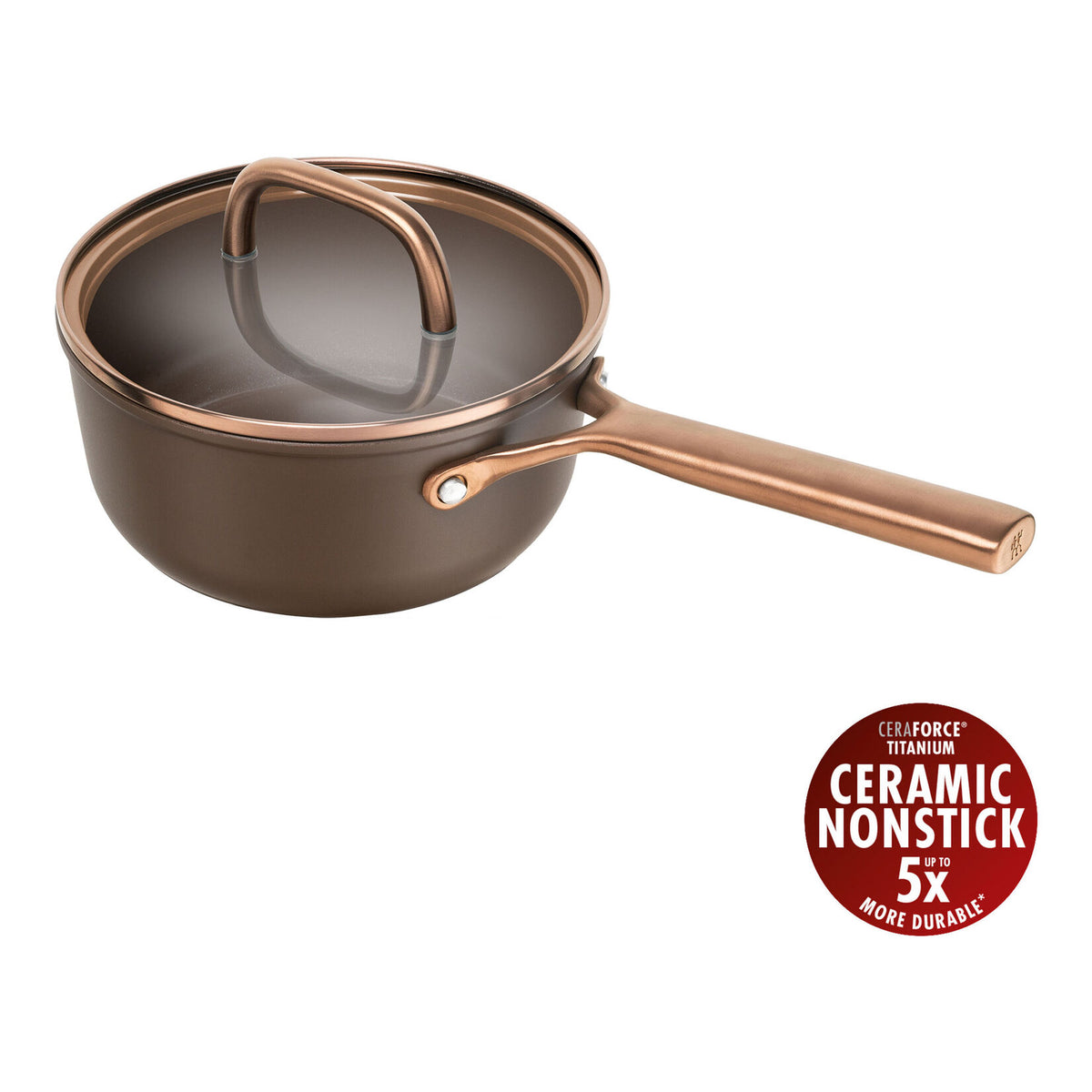 ZWILLING Milano mērces katliņš ar stikla vāku 2.8L, 18 cm