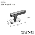 GEFU CLIXO burku vāciņu atvērējs, 4–10 cm