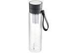 Ūdens pudele GEFU COMPANION, 0.45l, filca somiņā, dubultsienu stikla