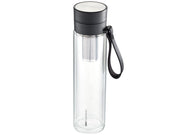 Ūdens pudele GEFU COMPANION, 0.45l, filca somiņā, dubultsienu stikla