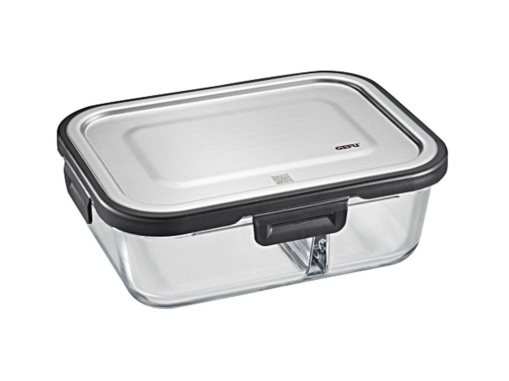 Stikla trauks pārtikai GEFU MILO, 20,8 x 15,6cm, 800 ml, ar sadalītāju