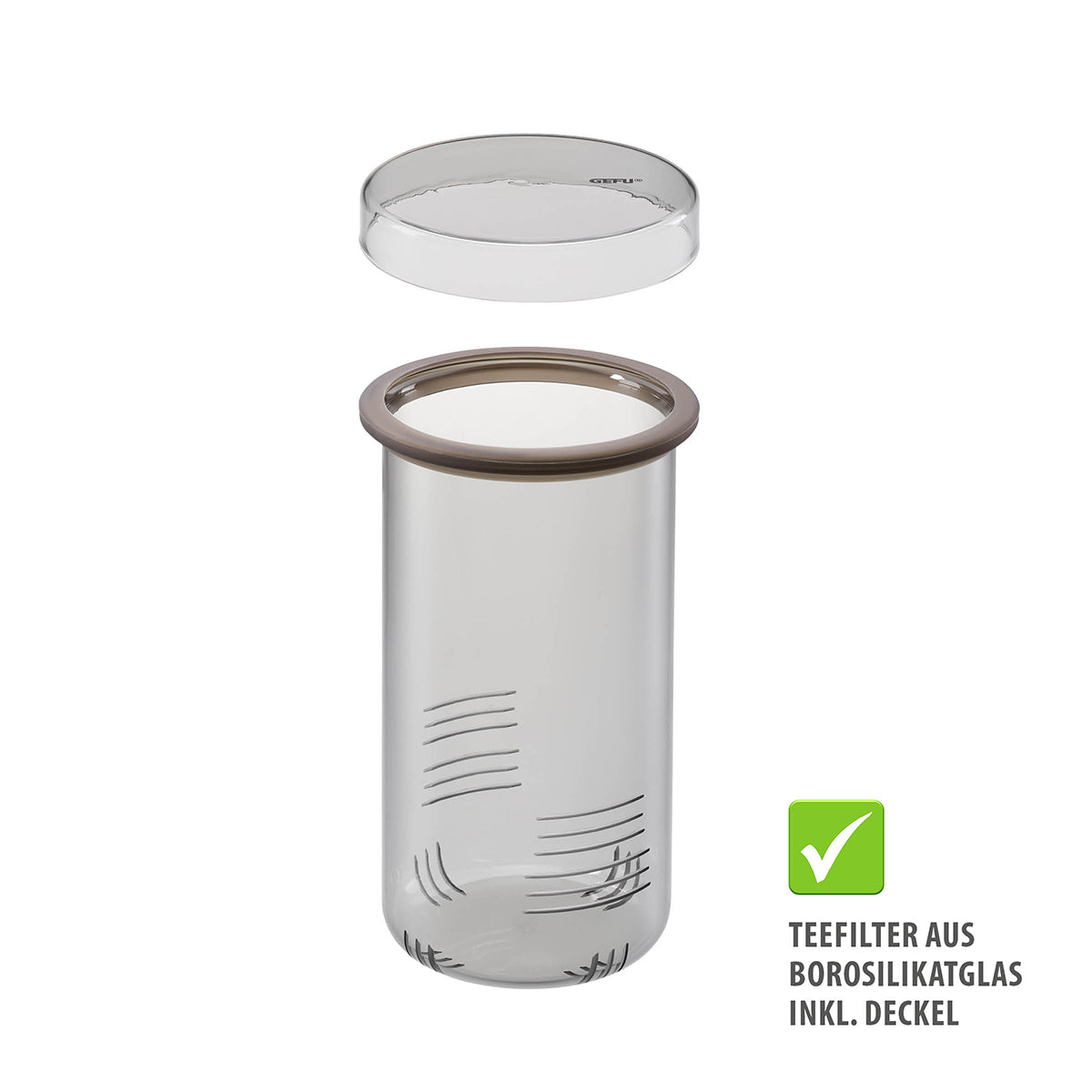 GEFU Trevio tējkanna ar koka sildītāju 1500ml
