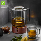 GEFU Trevio tējkanna ar koka sildītāju 1500ml