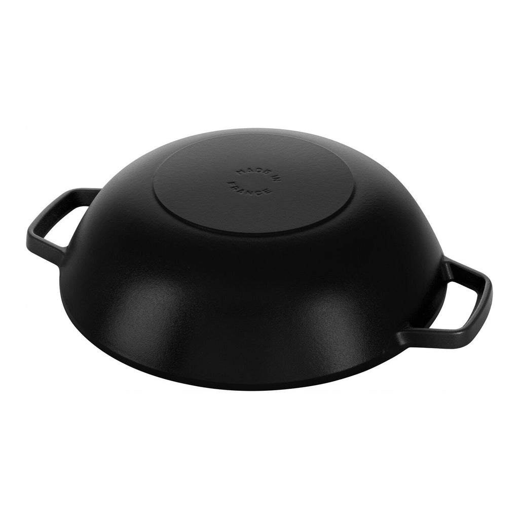 Čuguna WOK panna 30cm STAUB Specialities, ar vāku