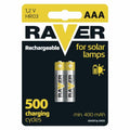 Akumulatori AAA 400mAh RAVER Solar 2gab. dārza saules lampām