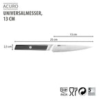 Universālais nazis GEFU ACURO, 13 cm