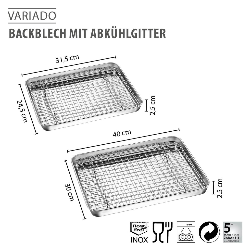 GEFU VARIADO universālā paplāte ar notecināšanas režģi, 40,5 cm