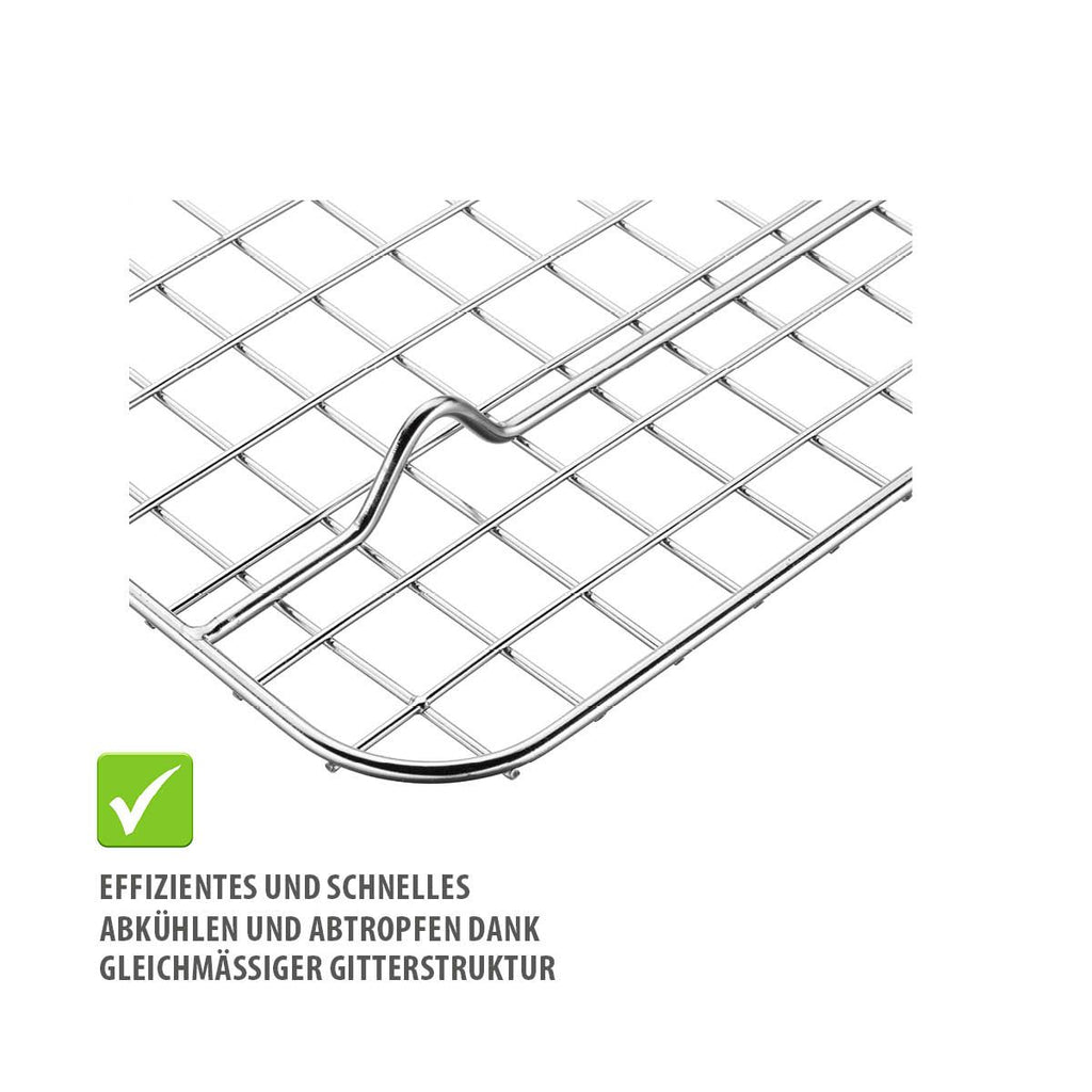 GEFU VARIADO universālā paplāte ar notecināšanas režģi, 40,5 cm