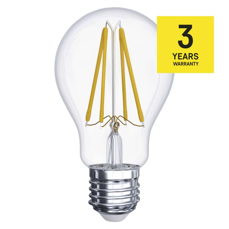 LED spuldze EMOS GLS filamenta A60 E27 8W 1055lm 2700K