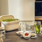 Fermentation Jar with Lid and Flexible Weight Plastia 0.75L
