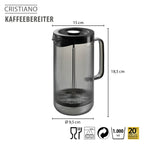 GEFU CRISTIANO kafijas pagatavošanas kanna, 1000 ml
