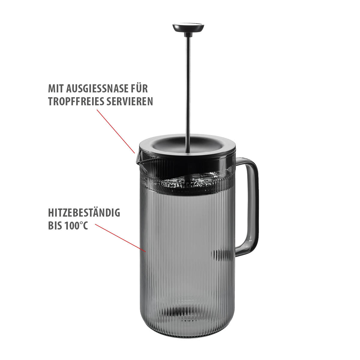 GEFU CRISTIANO kafijas pagatavošanas kanna, 1000 ml