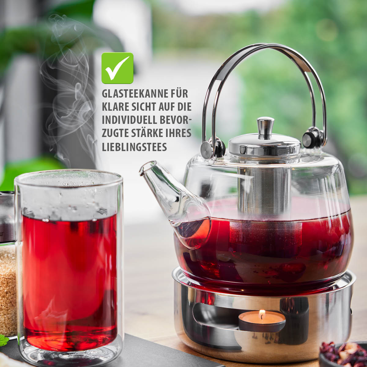 Tējas kanna 1000 ml GEFU INFUSA kilidi.lv