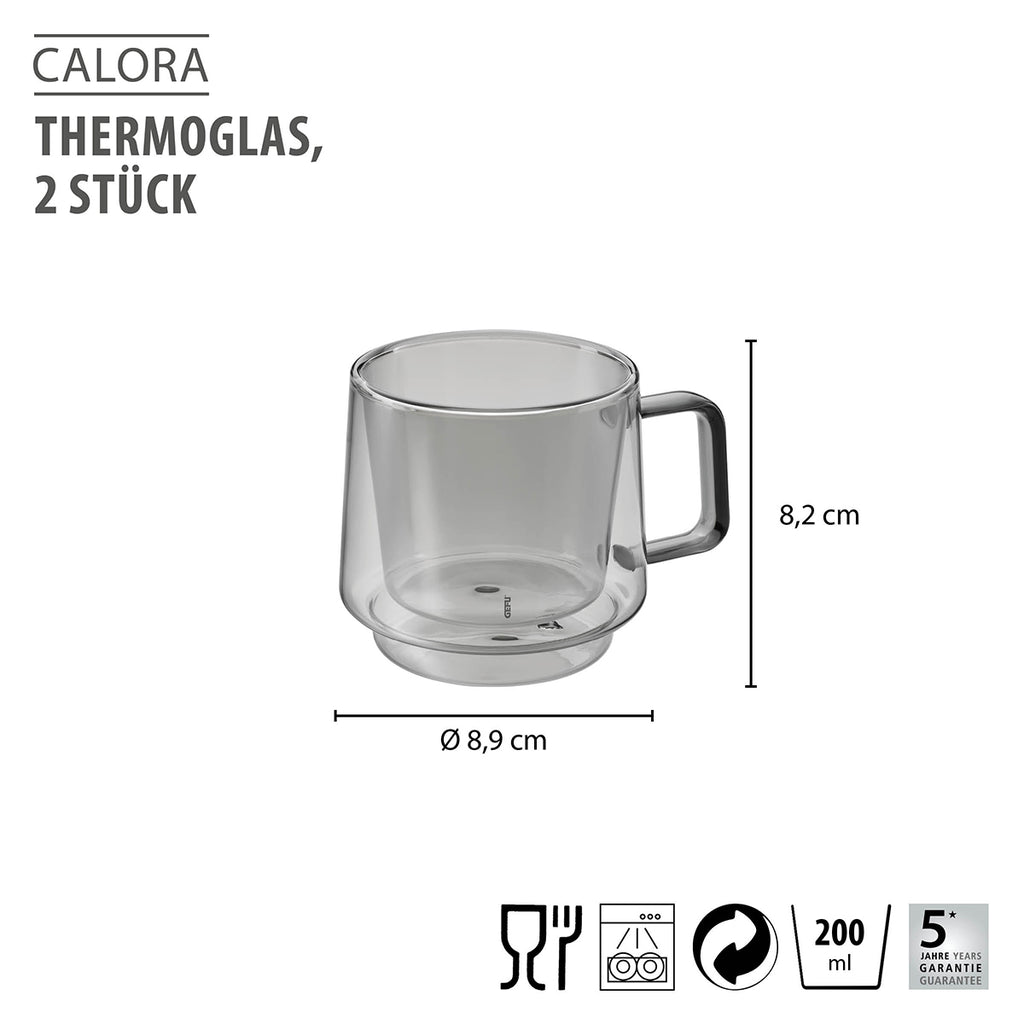 GEFU CALORA termoglāzes, 200 ml, 2 gab.