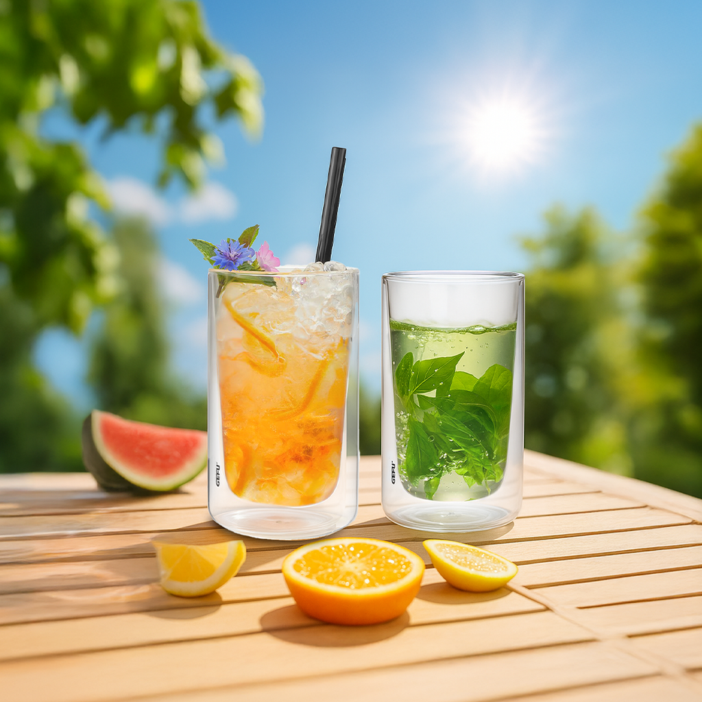 GEFU Mira dubultsienu glāzes 350 ml, 2 gab.