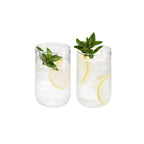GEFU LINOA ūdens glāze, rievota, 330 ml, 2gab.