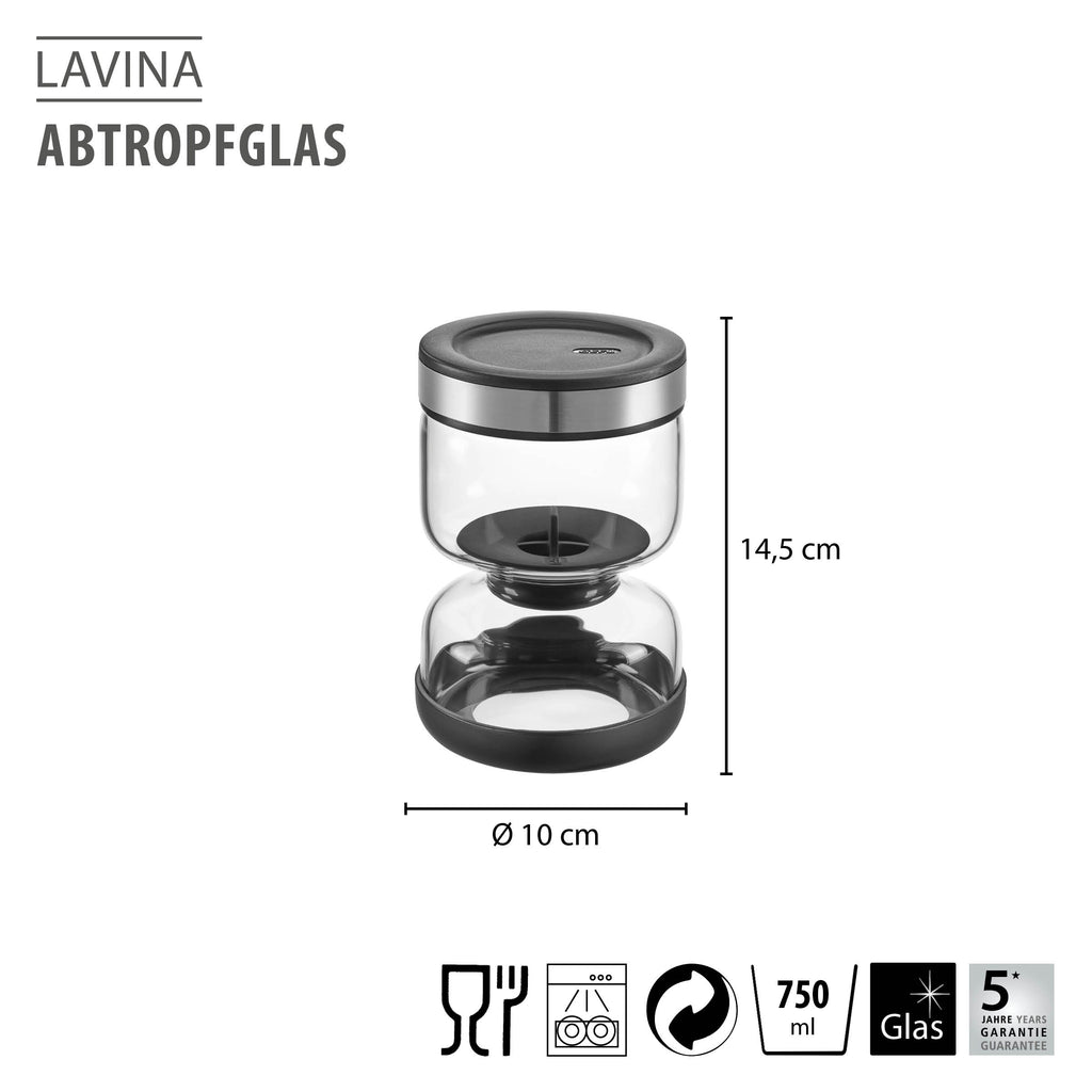 GEFU notecināšanas un uzglabāšanas trauks LAVINA, 750 ml