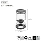 GEFU notecināšanas un uzglabāšanas trauks LAVINA, 900 ml