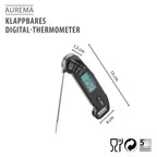 GEFU AUREMA salokāms digitālais termometrs