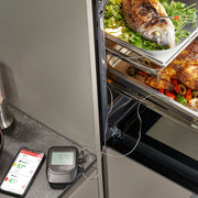 Viedais 6 kanālu grila termometrs GEFU CONTROL+ BBQ gaļai, zivīm, kūpināšanai