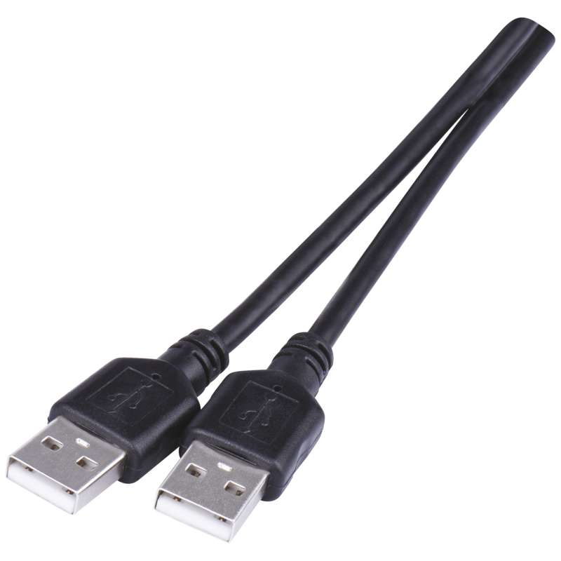 Savienojuma vads USB A spraudnis - USB A spraudnis 2m MELNS EMOS SB7002