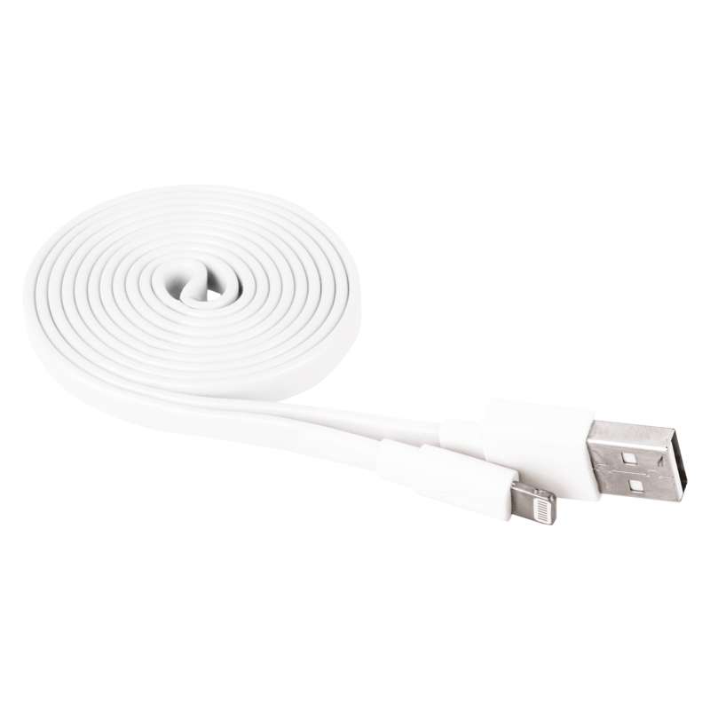 Lādētājs/savienojuma vads USB A spraudnis- i16P Iphone spraudnis 1m balts EMOS SM7013W