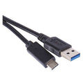 Savienojuma vads USB A spraudnis- C spraudnis Quick charge 1m melns EMOS SM7021BL