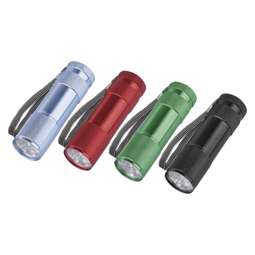 LED lukturis EMOS 9xLED 50lm, 3xAAA, metāla, 1gab.