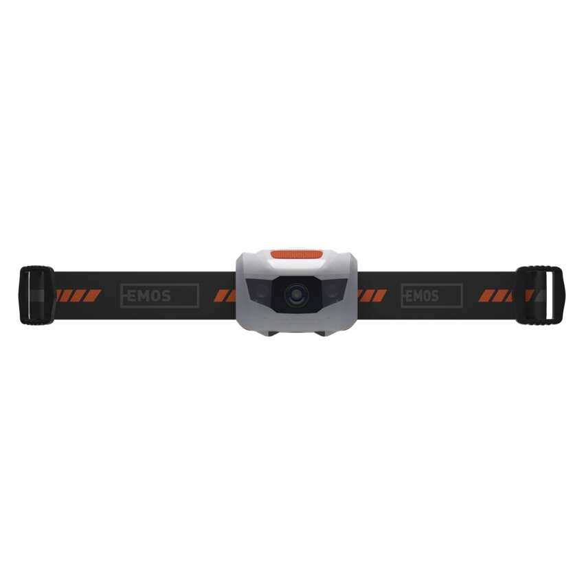 LED galvas lukturis EMOS 1W+ 2x sarkanas LED 85lm 65m (3xAAA)
