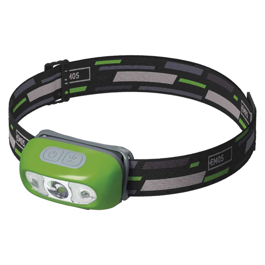 LED CREE galvas lukturis ar sensoru EMOS 230lm, uzlādējams