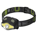 COB LED + LED galvas lukturis EMOS P3536, 220 lm, 100 m, 3x AAA