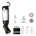 COB LED + LED uzlādējama lampa darbam EMOS P4518, 380 lm, 2500 mAh