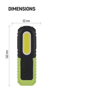 COB LED + LED uzlādējama lampa darbam EMOS P4531, 400 lm, 2000 mAh