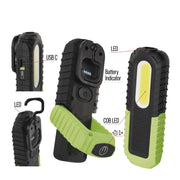 COB LED + LED uzlādējama lampa darbam EMOS P4531, 400 lm, 2000 mAh