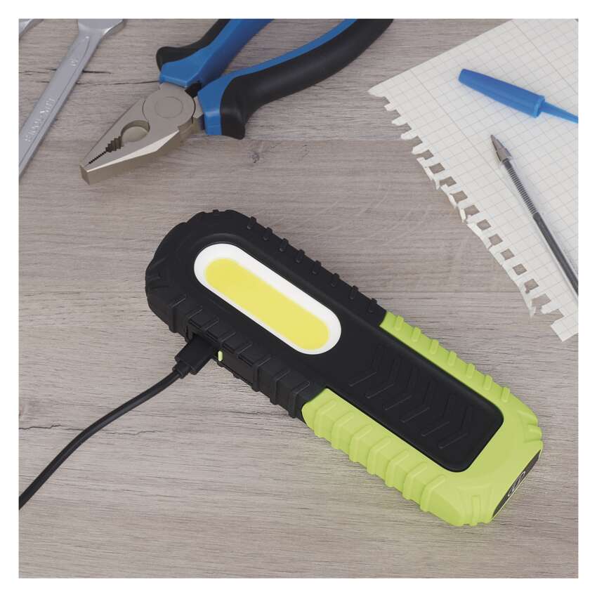 COB LED + LED uzlādējama lampa darbam EMOS P4531, 400 lm, 2000 mAh