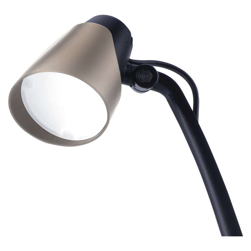 LED Galda lampa EMOS Glory 4.5W 300lm 4000K melna/šampanieša