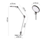 LED galda lampa EMOS KAREN 600lm 3K/4K/6K melna