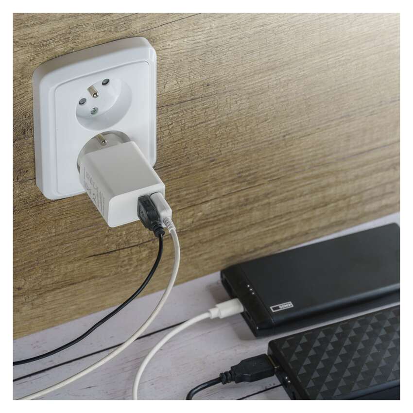 Universāls USB lādētājs SMART 3.1A EMOS