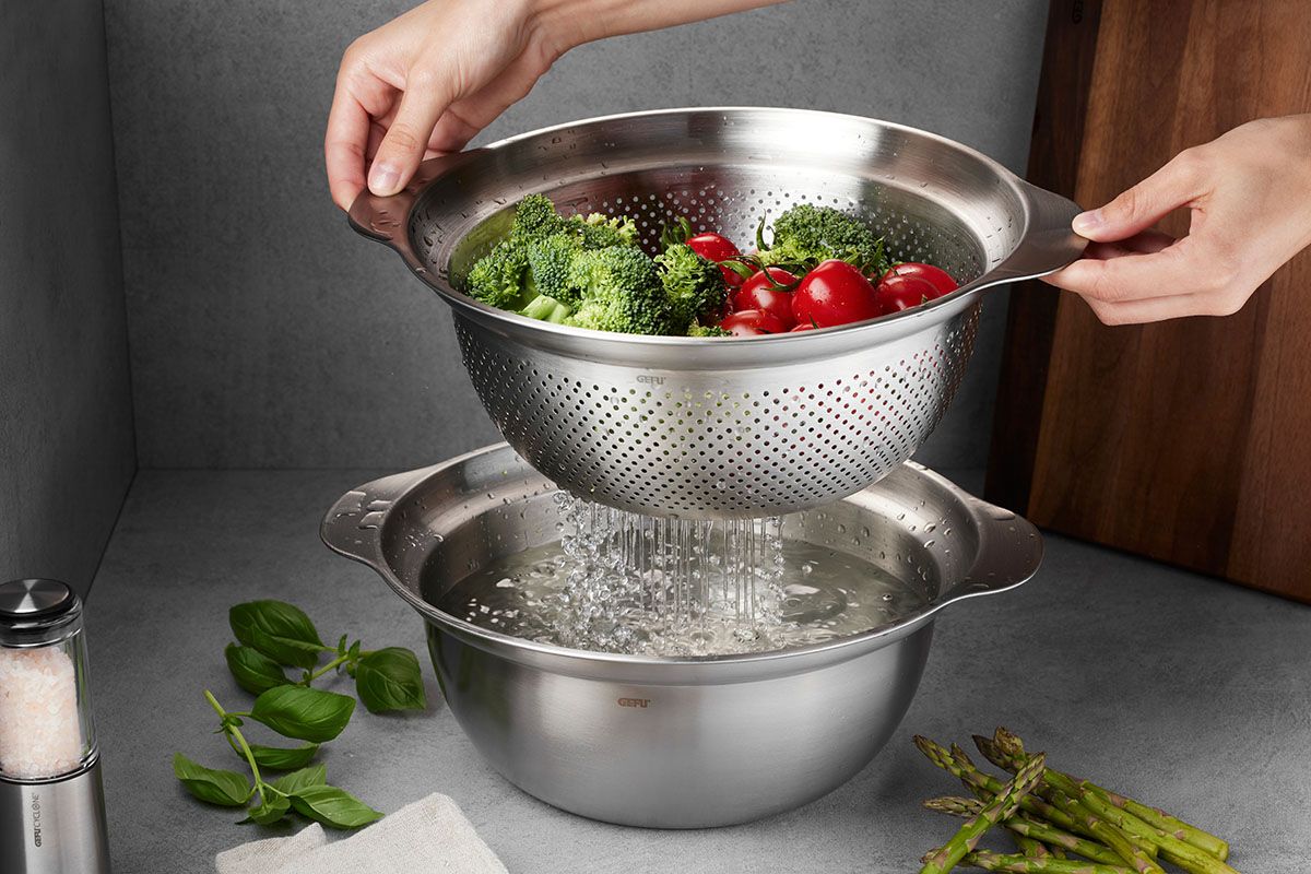 Nerūsējoša tērauda bļoda GEFU Premio Ø 27 cm