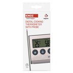 Digitālais virtuves termometrs ar zondi -20°C - +250°C EMOS, 1 x AAA