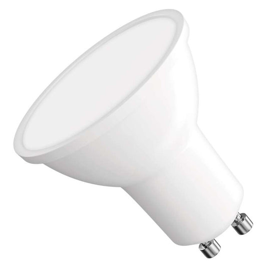 LED spuldze EMOS GU10 5.5W 465lm 3000K, silti balta