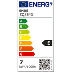 LED spuldze EMOS GU10 7W 806lm 4000K, neitrāli balta