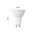 LED spuldze EMOS GU10 4W 450lm 4000K, neitrāli balta