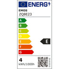 LED spuldze EMOS GU10 4W 450lm 4000K, neitrāli balta