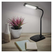 LED Galda lampa EMOS Eddy 6W 360lm 3000K-6800K DIM melna